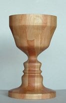 Wooden Faces Vase