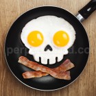 Funny Side Up Skull Egg Shaper