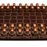 DIY Nixie Tube Chess Set illuminates the mind as you play