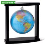 Perpetual Motion Rotating Globe offers geography lesson in style