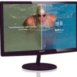 24” Philips Soft Blue display helps take better care of your eyes