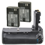 This Battery Grip Kit for Canon 60D will let you keep shooting on long days