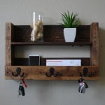 This Entryway Hanger holds your mail, keys, and sanity