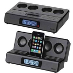 Portable Travel Alarm Clock for iPod 