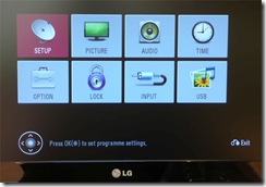 LU7000 Main Menu